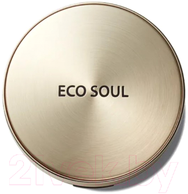 Пудра компактная The Saem Eco Soul Luxury Gold Pact 21 Light Beige (9г)