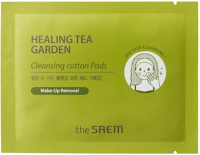 Пэд для лица The Saem Healing Tea Garden Cleansing Cotton Pads (7мл) - 