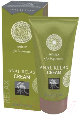 Лубрикант-крем Shiatsu Anal Relax Cream Unisex For Beginners / 67204 (50мл)