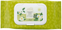 Влажные салфетки The Saem Healing Tea Garden Green Tea Cleansing Tissue (60шт) - 