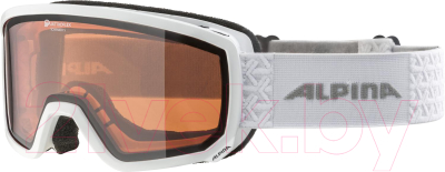 Маска горнолыжная Alpina Sports 2021-22 Scarabeo S Q / A7260011 (белый)