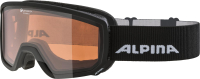 Маска горнолыжная Alpina Sports 2021-22 Scarabeo S Q / A7260031 (черный) - 