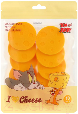 

Набор спонжей для макияжа Miniso, Tom & Jerry I Love Cheese Collection / 1087