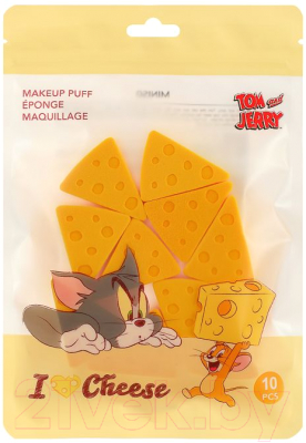 

Набор спонжей для макияжа Miniso, Tom & Jerry I Love Cheese Collection / 1094