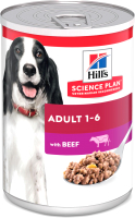 Влажный корм для собак Hill's Science Plan Adult With Beef / 607096 (370г) - 