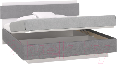 

Двуспальная кровать Шатура, Rimini белый/туя AS5-01.DR с ПМ 180x200 / 488103