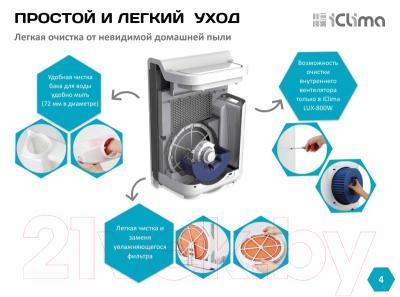 Климатический комплекс IClima LUX-8000W  (черный)