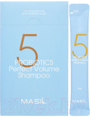 Шампунь для волос Masil 5 Probiotics Perfect Volume Shampoo Stick Pouch (20x8мл)