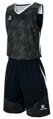 Баскетбольная форма Kelme Basketball Clothes / 3593052-000 (р.160, черный)