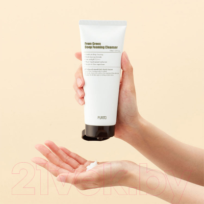 Изображение товара Пенка для умывания Purito From Green Deep Foaming Cleanser (30мл)