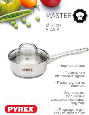 Ковш Pyrex Master MA14APX/E000