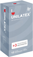 Презервативы Unilatex Ribbed 1 / 3021Un  - 