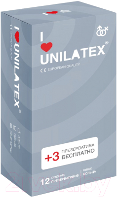 Презервативы Unilatex Ribbed 1 / 3021Un 