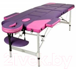 Массажный стол Atlas Sport 70см (розовый/фиолетовый)