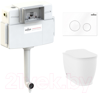 

Унитаз приставной с инсталляцией Lavinia Boho, Relfix Bell Pro 77060209
