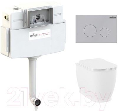 

Унитаз приставной с инсталляцией Lavinia Boho, Relfix Bell Pro 77060211