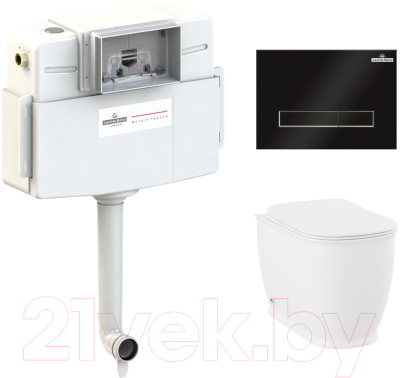 

Унитаз приставной с инсталляцией Lavinia Boho, Relfix Bell Pro 77060214