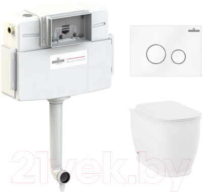 

Унитаз приставной с инсталляцией Lavinia Boho, Relfix Bell Pro 77060215