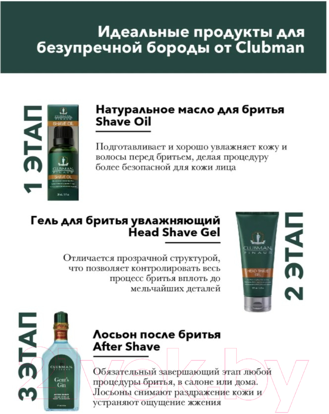 Кондиционер для бороды Clubman 2-in-1 Beard Conditioner (89мл ) — фото 3