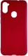 Чехол-накладка Case Matte для Galaxy A11/M11 (темно-бордовый) - 
