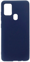 Чехол-накладка Case Matte для Galaxy A21s (синий) - 