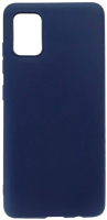 Чехол-накладка Case Matte для Galaxy A41 (синий) - 
