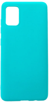Чехол-накладка Case Matte для Galaxy A41 (голубой) - 