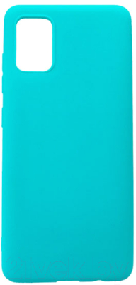 Чехол-накладка Case Matte для Galaxy A41 (голубой)