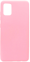 Чехол-накладка Case Matte для Galaxy A41 (светло-розовый) - 