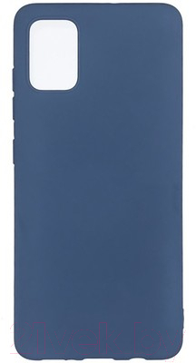 Чехол-накладка Case Matte для Galaxy A51 (темно-синий)