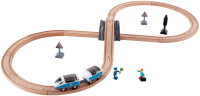 Железная дорога игрушечная Hape Набор пассажирских поездов / E3729-HP - 