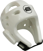 Шлем для таэквондо BoyBo Premium (M, белый) - 