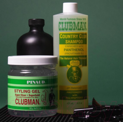 Шампунь для волос Clubman Country Club Shampoo Восстанавливающий д/ежедневного применения (473мл)