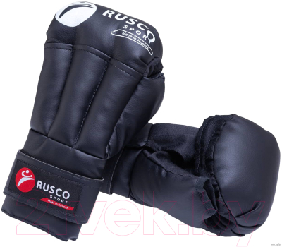 Изображение товара Перчатки для рукопашного боя RuscoSport 12oz (черный)