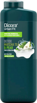 Гель для душа Dicora Urban Fit Detox Matcha Tea & Pear (400мл)