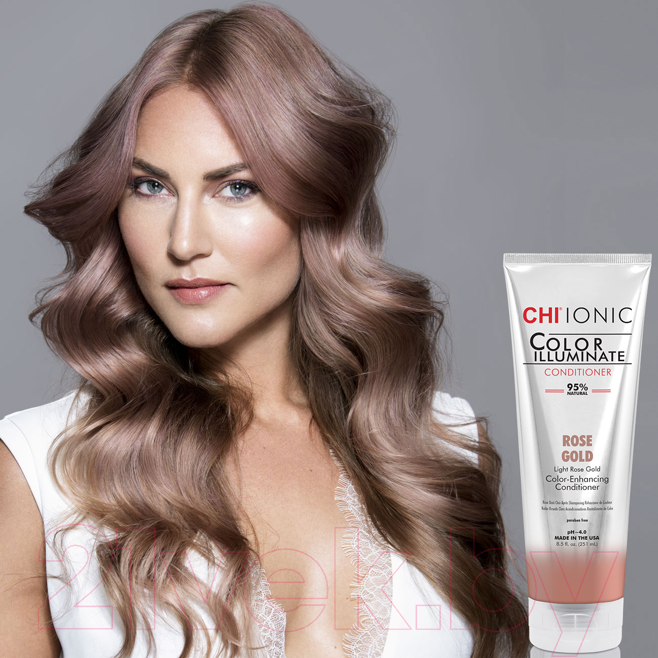 Оттеночный бальзам CHI Ionic Color Illuminate Conditioner  (251мл, Rose Gold )