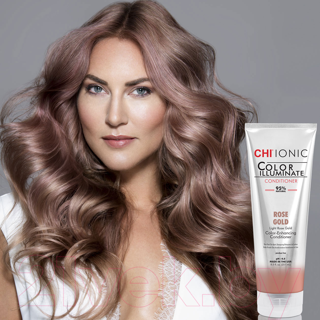 Оттеночный бальзам CHI Ionic Color Illuminate Conditioner  (251мл, Rose Gold )