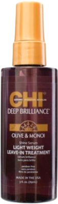 Сыворотка для волос CHI Deep Brilliance Olive & Monoi Shine Serum (89мл)