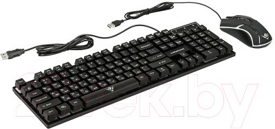 Клавиатура+мышь Nakatomi KMG-2305U (черный)