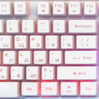Клавиатура+мышь Nakatomi KMG-2305U (белый)
