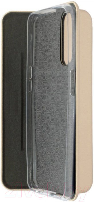 Чехол-книжка Case Magnetic Flip для Realme 7 (золотой) — фото 3