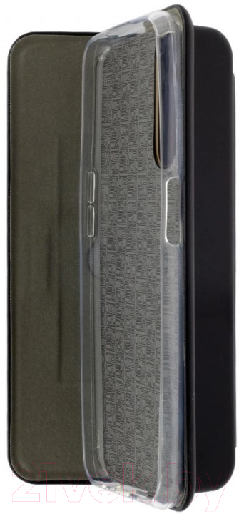 Чехол-книжка Case Magnetic Flip для Realme 7 Pro (черный) — фото 3