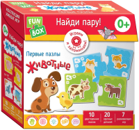 

Развивающие карточки, Найди пару! Животные / 4680274053030