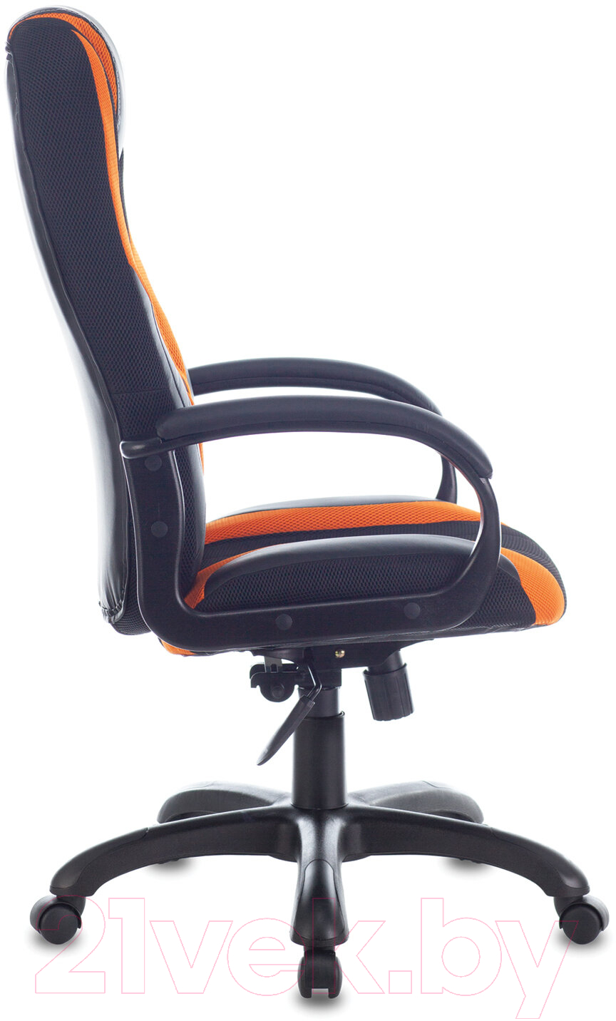 Кресло геймерское Brabix Premium Rapid GM-102 / 532420 (черный/оранжевый) — фото 3