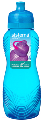 Бутылка для воды Sistema 600 (600мл, синий)