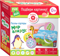 

Развивающие карточки Росмэн, Подбери картинку! Мир вокруг / 4680274053078