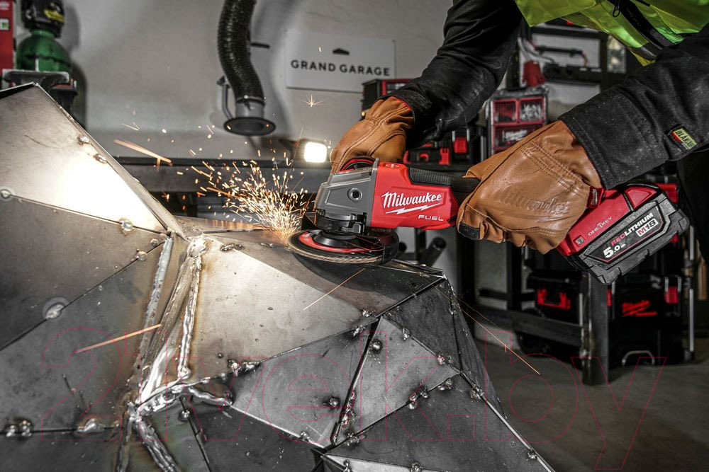 Угловая шлифовальная машина Milwaukee M18ONEFSAG125XB-0X / 4933478433 — фото 6