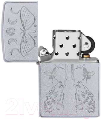 Зажигалка Zippo Butterfly And Wolf Design / 49591