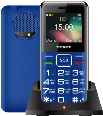 Мобильный телефон Texet TM-B319 (синий)