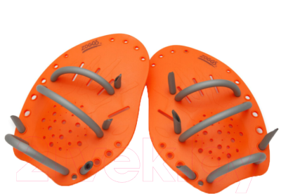 Лопатки для плавания ZoggS Matrix / 301662 (M, оранжевый)